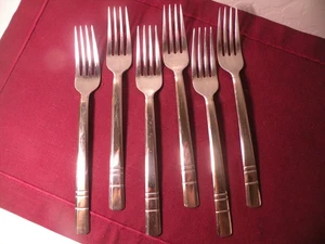 Set of 5 Dinner Forks JA Henckels MADISON SQUARE Stainless Flatware 7 7/8" - Picture 1 of 6