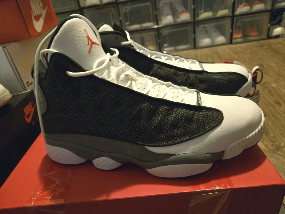 Nike Air Jordan XIII 13 Retro Negro Gris Pedernal Talla 14. Nuevo sin caja Foto 1 de 4