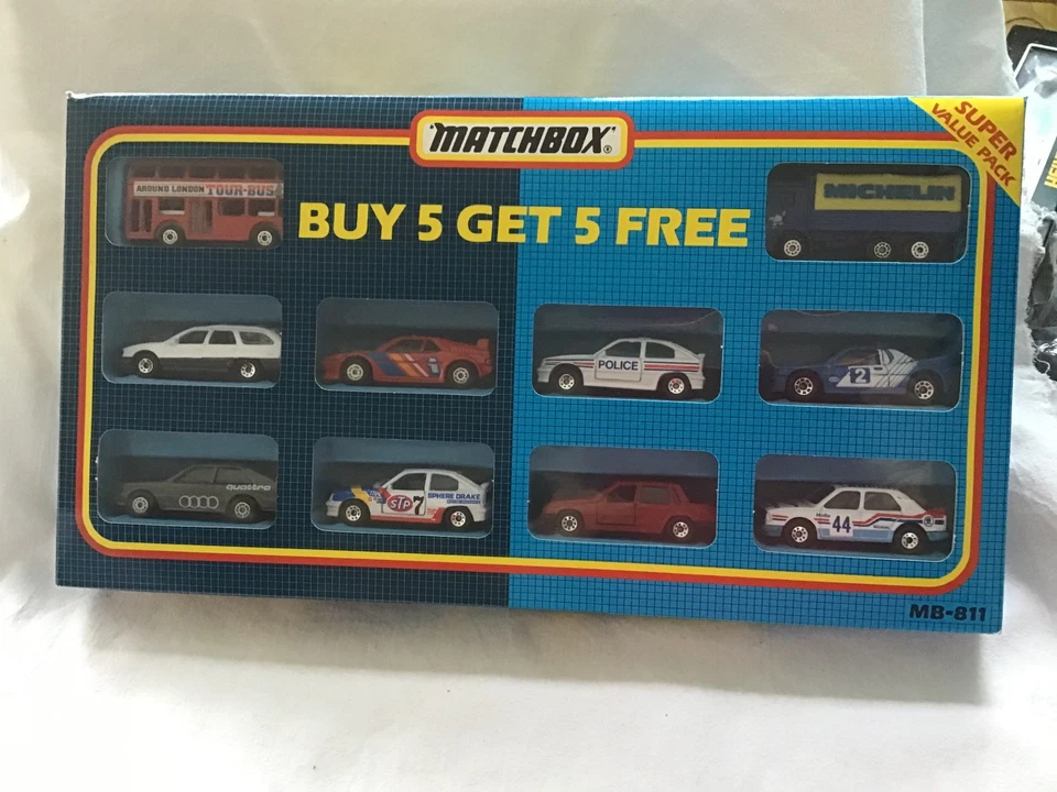 JUEGO REGALO MATCHBOX MB 811 10 PIEZAS CON SKODA - PRECINTADO (SIN ABRIR) Foto 1 de 4