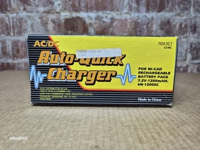 Vintage Nikko RC Auto Quick Charger AC/DC NI-CAD 7.2v Good For Tamiya Connector - Image 1 of 4