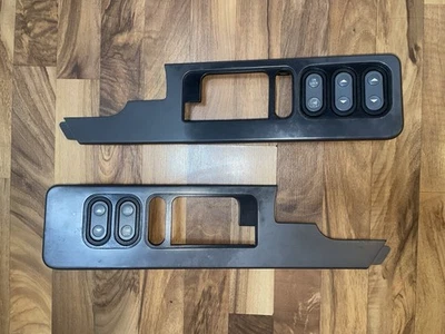 88-94 Chevy GMC Silverado Sierra OBS Ventana Eléctrica Panel Puerta Interruptores Biseles OEM Foto 1 de 4