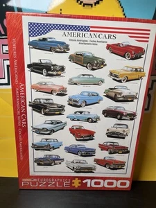 American Cars Puzzle 1000 pezzi di Eurographics SIGILLATO - Foto 1 di 3