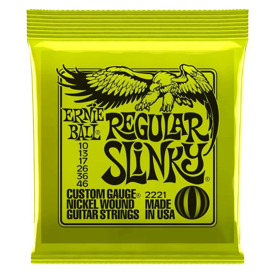 Ernie Ball REGULAR SLINKY NICKEL WOUND ELECTRIC GUITAR STRINGS - Image 1 of 1