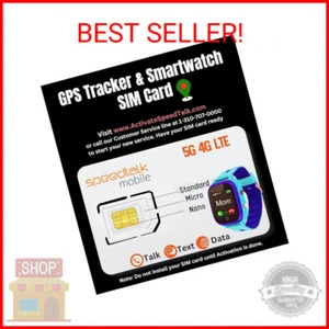 SpeedTalk Mobile GPS Tracker SIM Card Starter Kit | 3 in 1 Universal Simcard - Picture 1 of 2