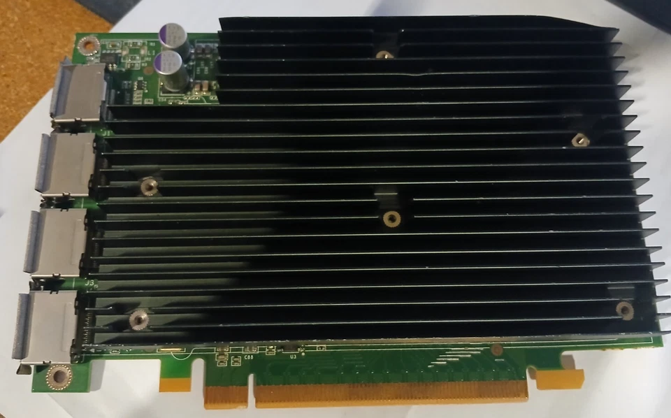 IBM NVIDIA QUADRO NVS 450 4-Port 512MB GDDR3 Graphics Card GPU 64Y9895 NO IO - Image 1 of 4