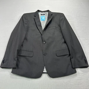 Marc Ecko Cut & Sew Blazer Mens 40S Gray 2 Button Sport Coat Jacket - Picture 1 of 12