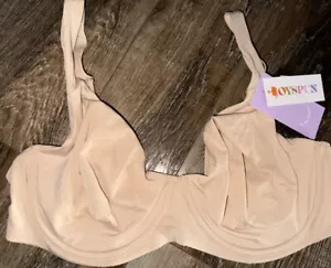 Joyspun ~ Women's Unlined Underwire Bra Beige Opaque ~ 34C - Picture 1 of 4