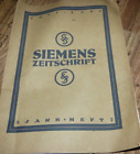  .Siemens Zeitschrift 7/1925 Elektrischen Betrieb der Reichsbahn in Bayern 