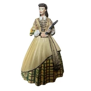 Figurina bambola porcellana vintage 1992 The Franklin andata col vento come nuova - Foto 1 di 9
