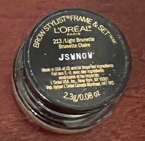 Loreal Brow Stylist Frame & Set Cream Pomade #213 Light Brunette - Picture 1 of 3