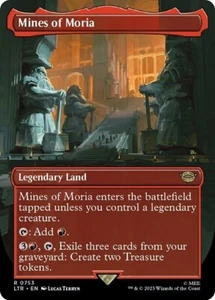 Mines of Moria Borderless Surge FOIL #753 | LTR The Lord of the Rings | MTG - Picture 1 of 1