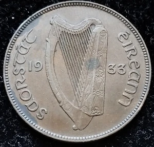 Ireland 1933 | Irish 1d | Irish One Penny | KM.3 | High Grade - Picture 1 of 2