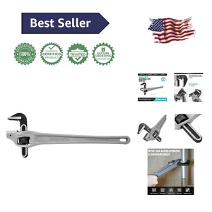 Professional 18-Inch Offset Pipe Wrench for Efficient Plumbing Tasks - Picture 1 of 9
