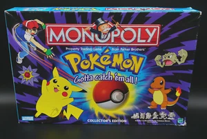 1999 Hasbro Pokemon Collector's Edition Monopoly Board Game Incomplete READ DESC - Picture 1 of 17