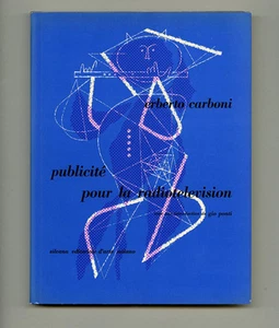 1959 Erberto Carboni RADIO + TELEVISION PUBLICITY Italian Graphic Design Monogra - Bild 1 von 12
