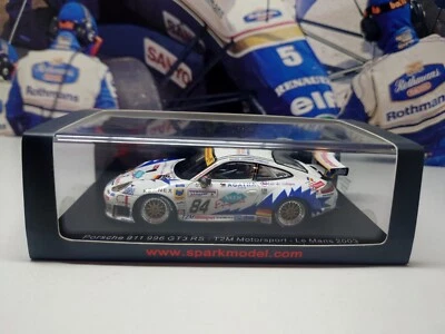 SPARK - 2003 LE MANS -  PORSCHE 911 996 GT3 RS #84   1:43 SCALE MODEL CAR S5526 - Image 1 of 4
