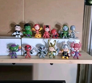 Funko Mystery Minis Marvel Series 1 Bundle of 13 Minis Loki with Staff Deadpool - Picture 1 of 21