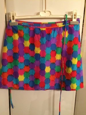 Vintage Multi Colors VERSUS Beach Cover-up  Pareo Skirt Size 42EU S-M US MINT! - Image 1 of 4