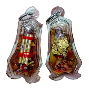 Thai Amulet Rare Snake's Genital Naga Treasury Talisman Increase Fortune Luck - Picture 1 of 17