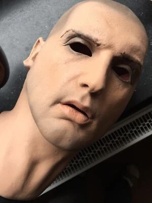 Latex Mask DOMINIC - Realistic Male Face Rubber Gum Skin Effect Man Full Mask - Image 1 of 4