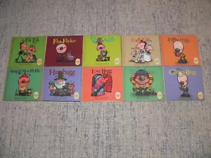 Vintage Lot of 10 Topsy-Turvy Bugg HC Books by Stephen Cosgrove (20 Stories) - Picture 1 of 10