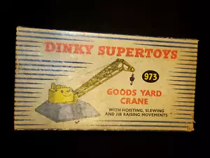 Vintage Vecchio Inghilterra Meccano 1950 Gru Dinky Supertoys 973 Goods Yards - Foto 1 di 13