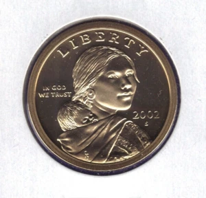 2002-S PROOF NATIVE AMERICAN / SACAGAWEA DOLLAR - Picture 1 of 2