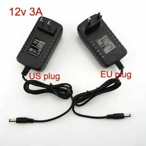 DC 5V 12V 0.5A 1A 2A 3A Power Supply Charger Adapter Transformer match LED Strip
