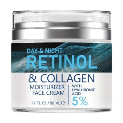 Day And Night Retinol & Collagen Moisturizer Face Cream W Hyaluronic Acid 1.7oz - Image 1 of 4