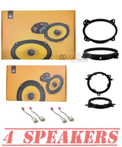 JL Audio C1 series  2Way Door Speakers & adapters for 2005-2019 Toyota Tacoma - Picture 1 of 3