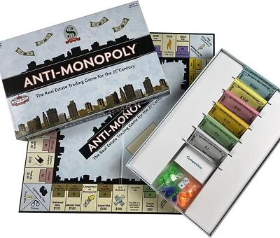 University Games ANTI-MONOPOLY (Board Game) - Image 1 of 4