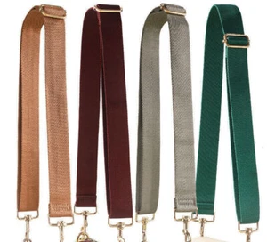 Crossbody Shoulder Handbag Replacement Canvas Bag Handle Adjustable Strap 3.8cm - Picture 1 of 15