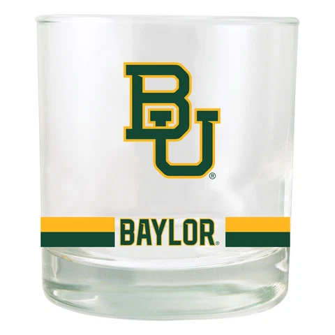 Baylor Bears 10oz. Banded Rocks Glass Cover
