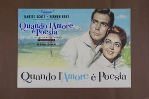 fotobusta pittorica film NOW AND FOREVER Janette Scott Vernon Gray 1956 - Picture 1 of 1