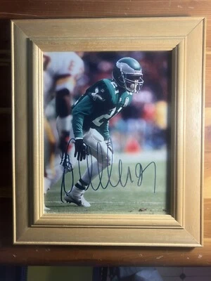 Eric Allen Autographed/Signed 8x10 Photo, Philadelphia Eagles, w/COA, **FRAMED** Foto 1 de 2