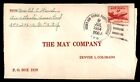 MayfairStamps US 1954 APO 206A to Denver CO Cover aaj_24639