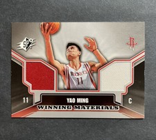 2005-06 SPx Winning Materials Yao Ming #WM-YM HOF