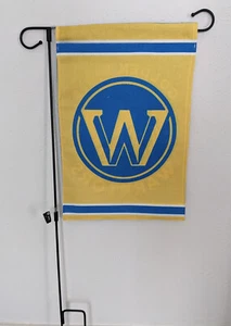 Golden State Warriors - NBA Two Sided 12"x18" - Garden Flag or Yard Sign Banner - Picture 1 of 4