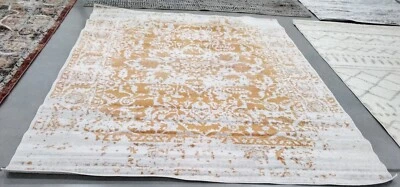 ORANGE / IVORY 8'-0" x 10'-0" Back Stain Rug, Reduced Price 1172764727 MAD603P-8 - Image 1 of 4