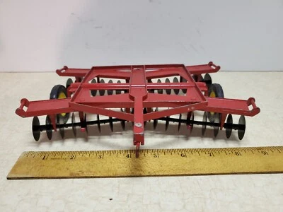 Toy Vintage Ertl Massey Ferguson wheel 4 roller Disk Disc 1:16 Scale - Image 1 of 4