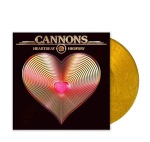 Cannons - Heartbeat Highway METALLIC GOLD COLOR Vinyl LP x/1000 1st Pressing - Imagen 1 de 1