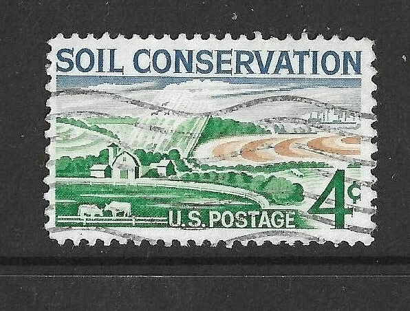 USA 1959 - 4c. SOIL CONSERVATION  - SG 1132 - Fine - Lightly used - Image 1 of 1