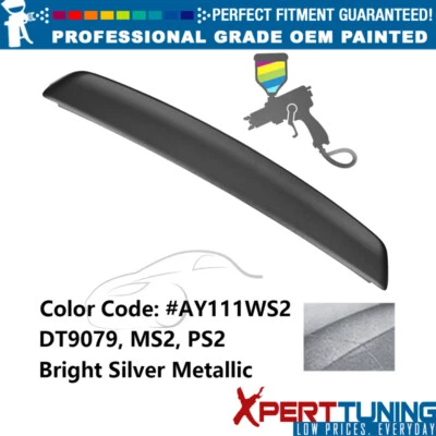 Fits 08-23 Dodge Challenger Trunk Spoiler ABS Painted Bright Silver Metallic Foto 1 de 4