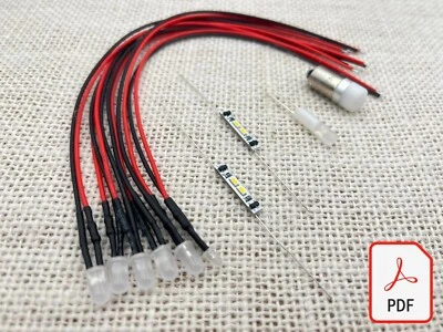 Onkyo TX-4500 MKII Repuesto Lámparas LED Bombillas Luces Kit Actualización INSTRUCCIONES Foto 1 de 4