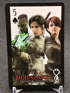 SPADE 5 Resident Evil CAPCOM SUMMER JAM Original Playing Cards 2012 JAPAN