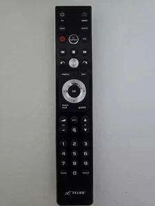 SLIMLINE REMOTE Telus PVR TV CABLE, Audio, Cleaned Sanitized TESTED FAST SHIP ⭐ - Picture 1 of 4