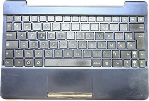 Keyboard Clavier AZERTY français ASUS tf300 tf300t bleu docking - Picture 1 of 2