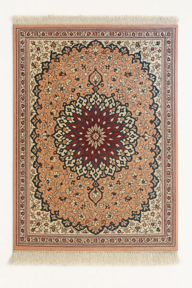 古董地毯 100% 真丝 — 第 1/3 张图片