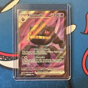 Pokemon Karte Karmesin & Purpur Banette ex Fullart 229/198 Near Mint Deutsch - Bild 1 von 2