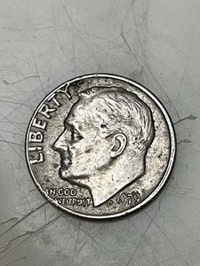 1979 Us 10 Cent Coin No Mint Mark - Picture 1 of 3
